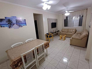Apto 71.09m� Mobiliado 02Quartos Frente mar na Tupy PG