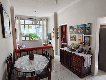APTO 48m� Centro, 01 QUARTO, SALA 100m da praia Gonzaguinha