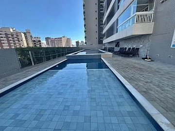 Apartamento no Boqueir�o Praia Grande, 2 quartos, 1 su�te.