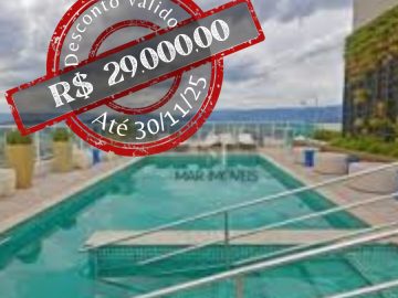 Apartamento mobiliado de 47 m com 1 sute no Boqueiro