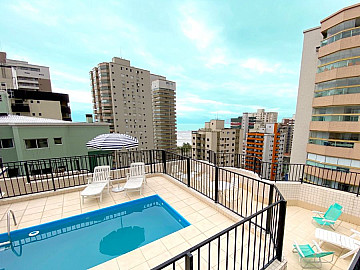 Cobertura Mobiliada 208m� 3 dormit�rio 1 su�te, wc social,