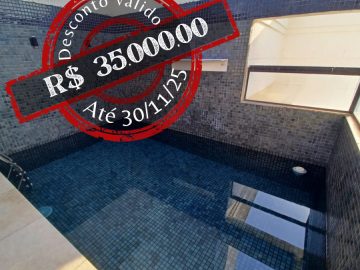 Cobertura Duplex 4 quartos, 2 sutes, piscina e 2 vagas