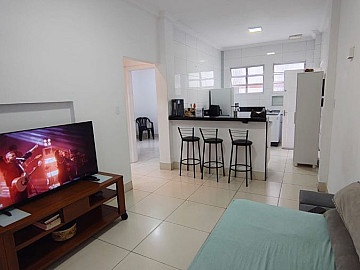 Apto 02Q. Semimobiliado Pr�x. ao Mar_ Centro / Gonzaguinha