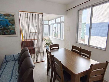 Apto 60.30m� Mobiliado para Loca��o em S�o Vicente.